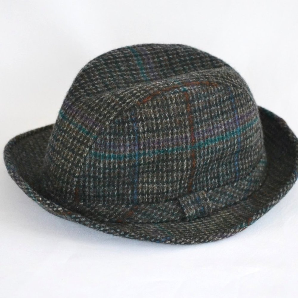 Adam Men's Wool Tweed Fedora Hat